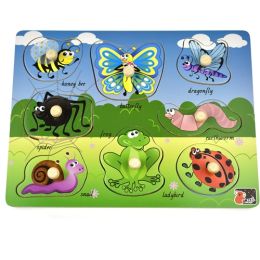 Kaper Kidz 2 in 1 Mini Beasts Insect Peg Puzzle