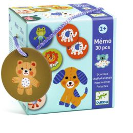 Djeco 30pc Stuffed Animal Memory Game