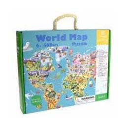 Tookyland World Map 500pc Puzzle