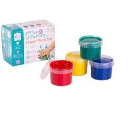 First Creations Finger Paint 4 Pot Set