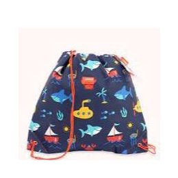 Penny Scallan Drawstring / Library Bag Anchors Away