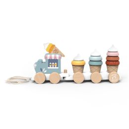 Speedy Monkey Ice Cream Stacking Train
