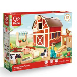 Hape Happy Farm Playset