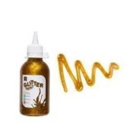 Glitter Paint 250ml Gold (d)