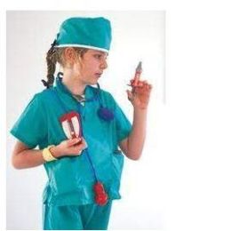Le Sheng Green Scrubs Medical Costume