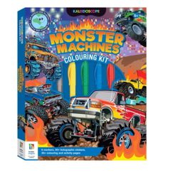 Kaleidoscope Colouring Kit Monster Trucks