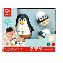 Hape Wobbling Penguin Family