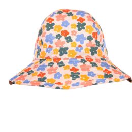 Acorn Flower Fields Wide Brim Infant Hat X Small