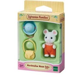 Sylvanian Marshmallow Mouse Baby