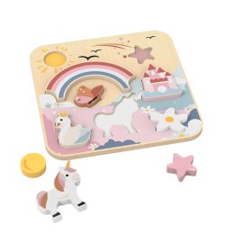 Speedy Monkey Unicorn Chunky Puzzle