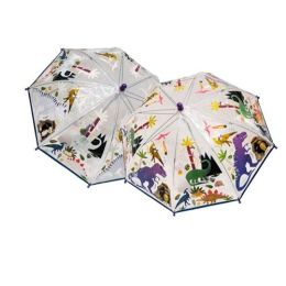 Floss & Rock Colour Change Umbrella Dino Transparent