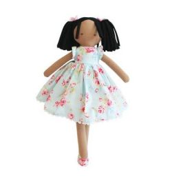 Alimrose Addie Doll Blue Floral 40cm