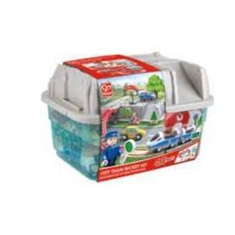 Hape City Train Bucket Set