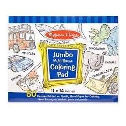 Melissa & Doug Jumbo Colouring Blue