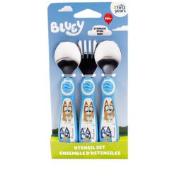 Bluey Sculpted Utensils 3pk