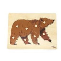 Viga Montessori Puzzle Bear