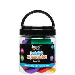 Sensory Sprouts Textured Calming Stones Set 18