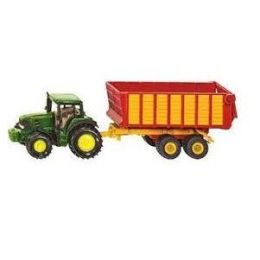 Siku 1:87 John Deere With Silage Trailer