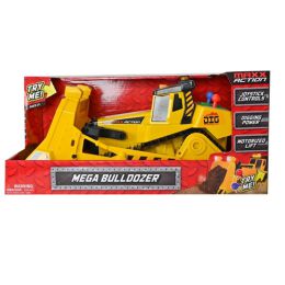 Maxx Action 18" Motorised Sounds & Lights Dig Rig Bulldozer