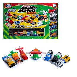 Popular Magnetic Mix or Match Vehicles JUMBO SET 1