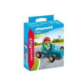 Playmobil Boy With Go Kart (d)