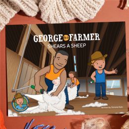 George The Farmer Shears The Sheep