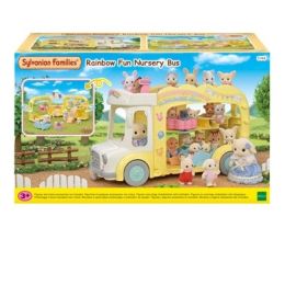Sylvanian Rainbow Fun Nursery Bus