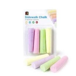 Sidewalk Chalk Fluro 4 Pk