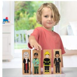 Careers Mix N Match Wooden Blocks