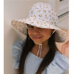 Acorn Amber Blooms Wide Brim Sunhat Small 50cm