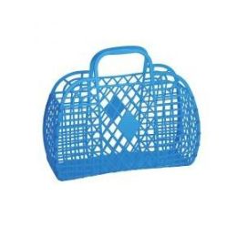 Sun Jellies Retro Basket Royal Blue 25cmx22cmx11cm