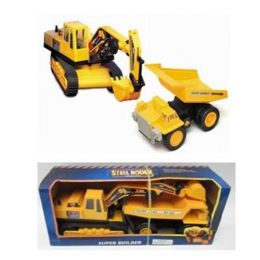 Steel Roder Excavator & Dump Truck
