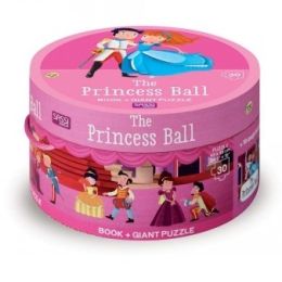 Sassi 30pc Giant Princess Ball Puzzle & Book Set