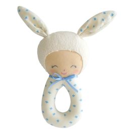 Alimrose Charlie Grab Rattle Blue 18cm