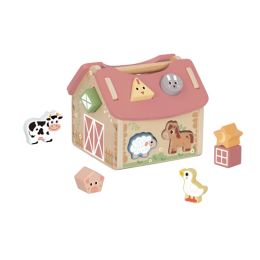 Tooky Toy My Forest Friends Farmhouse Shape Sorter