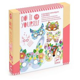 Djeco Do It Yourself Forest Animals Mosaic Mask Craft Kit