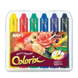 Amos Colorix Silky Crayon 6pck