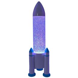 Rocket Twister Glitter Lamp