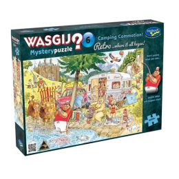 Wasgij? 500pc Retro Mystery #6 Camping Commotion