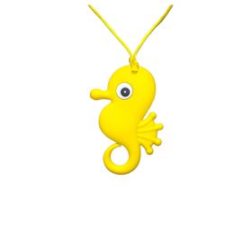 Necklace Sensory Chew – Seahorse Yellow