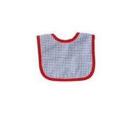 Alimrose Bib Blue Red Binding (d)