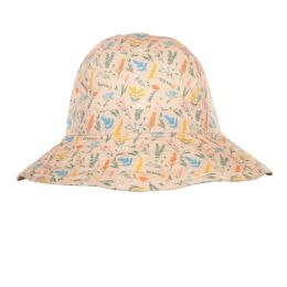 Acorn Wildflowers Wide Brim Infant Hat X Small