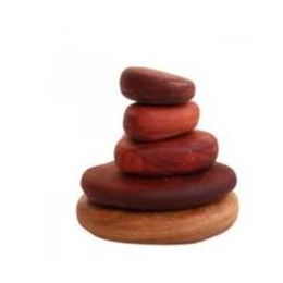 In-wood 5pc Stacking Stones Natural (d)