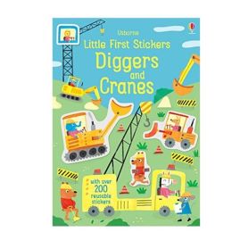 Usborne First Stickers Diggers & Cranes