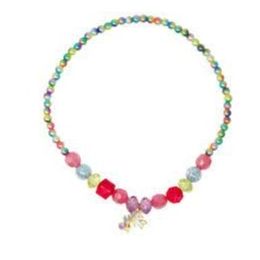 Pink Poppy Unicorn Rainbow Pearl Necklace