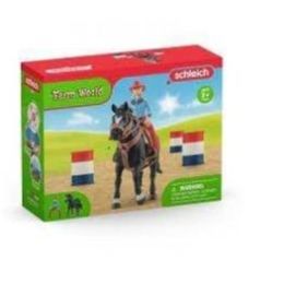 Schleich Cowgirl Barrel Racing Fun