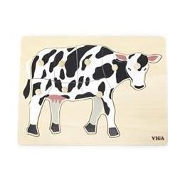 Viga Montessori Puzzle Cow