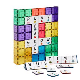 Learn & Grow Magnetic Tile Topper Alphabet Upper Case Pack