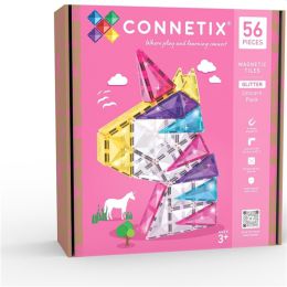 Connetix Glitter Unicorn Pack 56 pc