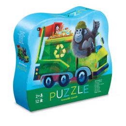 Crocodile Creek Mini Puzzle 12pc Go Gorilla